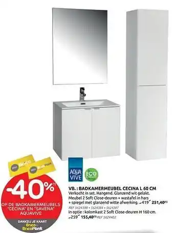 Brico Badkamermeubel cecina l aanbieding