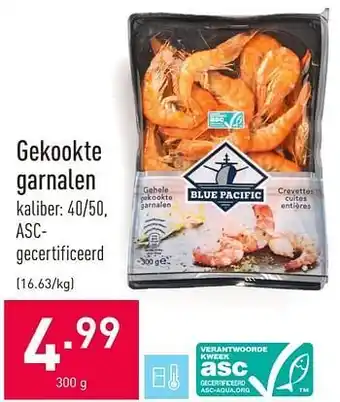 ALDI Gekookte garnalen 300g aanbieding
