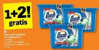 Albert Heijn Dash pods platinum aanbieding
