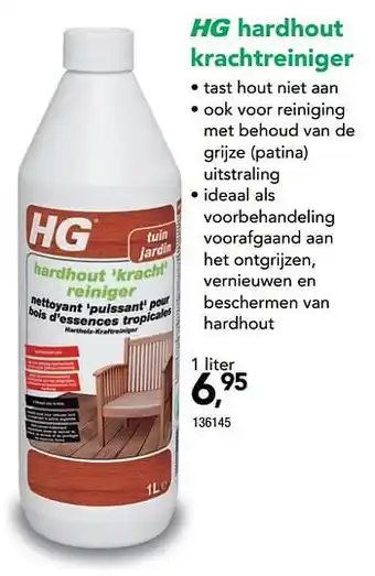 Hg hardhout krachtreiniger 1liter