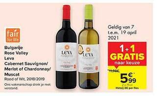 Carrefour Market Bulgarije Rose Valley Leva aanbieding