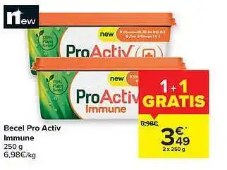 Carrefour Market Becel pro activ immune 250g aanbieding