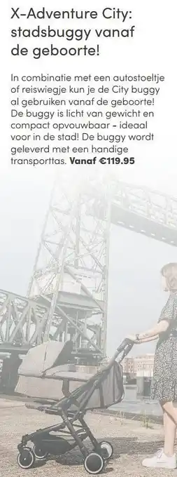 Baby & Tiener X-adventure city stadsbuggy aanbieding