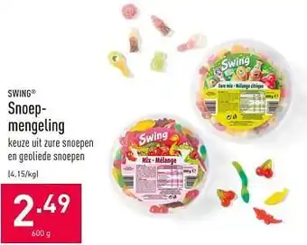 ALDI Snoep- mengeling 400g aanbieding