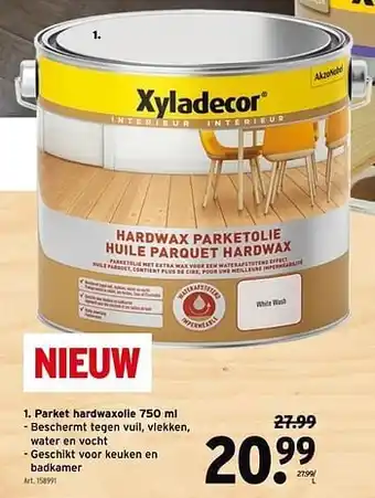 GAMMA Parket hardwaxolie aanbieding