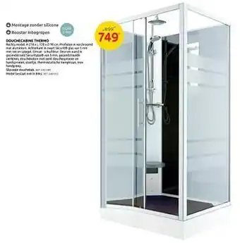 Brico Douchecabine thermo aanbieding