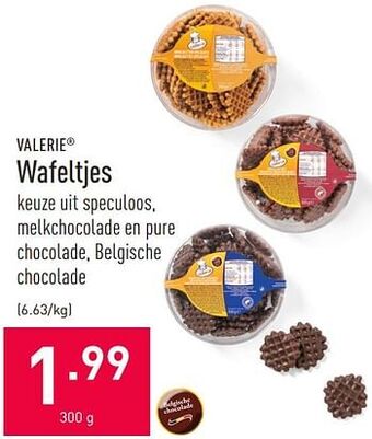 ALDI Wafeltjes 300g aanbieding