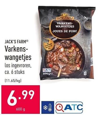 ALDI Varkenswangetjes 600g aanbieding