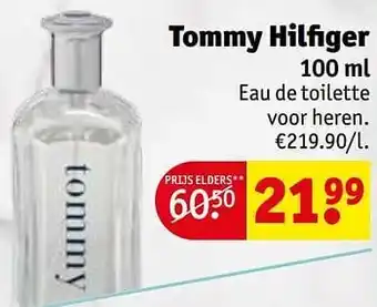 Kruidvat Tommy hilfiger eau de toilette voor heren 100ml aanbieding