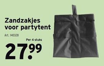 GAMMA Zandzakjes voor partytent aanbieding