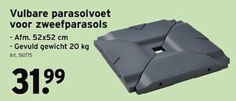 GAMMA Vulbare parasolvoet voor zweefparasols aanbieding