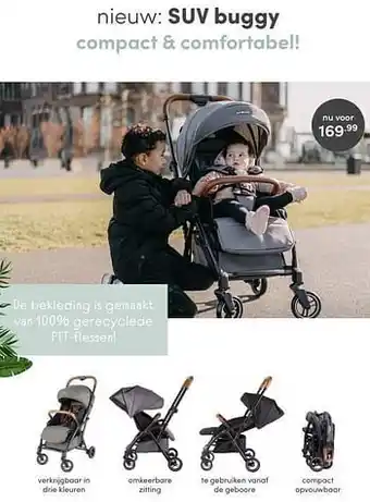 Baby & Tiener Suv buggy compact + comfortabel aanbieding