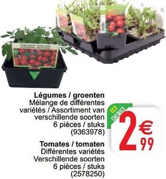 Cora Légumes - groenten aanbieding