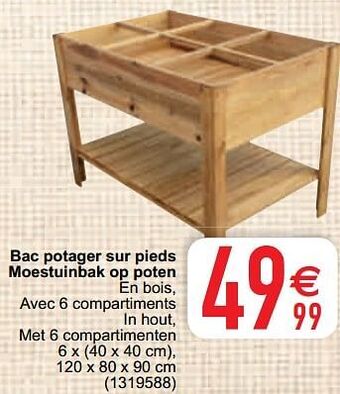 Bac potager sur pieds moestuinbak op poten
