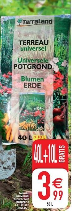 Cora Terreau universel universele potgrond aanbieding