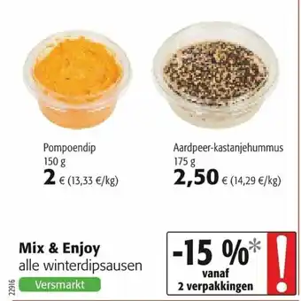 Colruyt Mix & Enjoy aanbieding