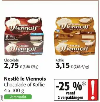 Colruyt Nestle le Viennois aanbieding