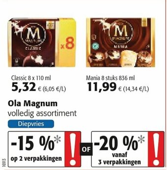 Colruyt Ola Magnum aanbieding