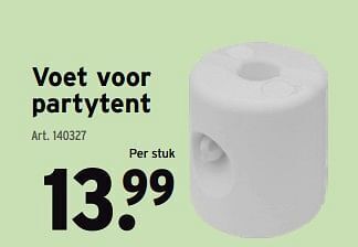 GAMMA Voet voor partytent aanbieding
