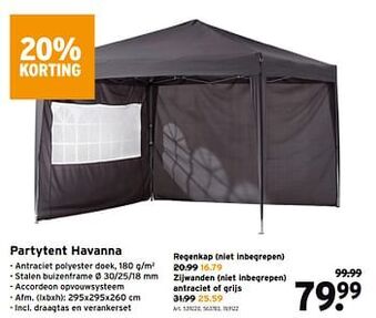 Partytent havanna