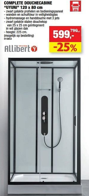 Hubo Complete douchecabine uyuni aanbieding