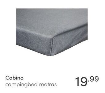 Baby & Tiener Cabino campingbed matras aanbieding