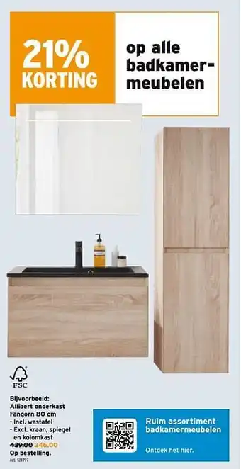 GAMMA Allibert onderkast fangorn aanbieding