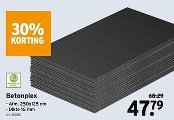 GAMMA Betonplex aanbieding
