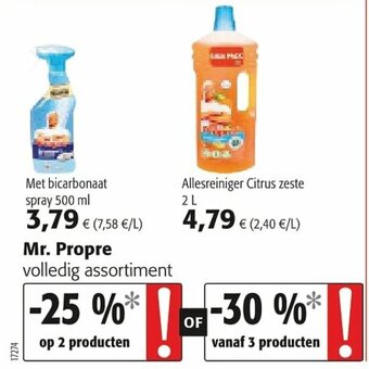 Colruyt Mr. Propre aanbieding