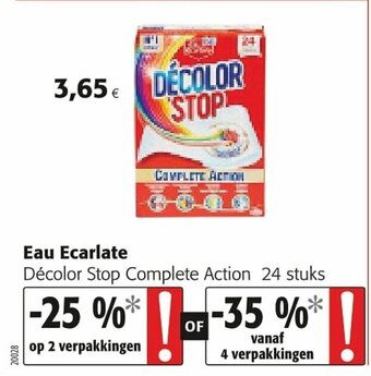 Colruyt Eau Ecarlate aanbieding