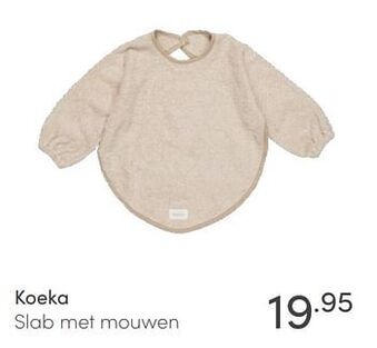 Baby & Tiener Koeka slab met mouwen aanbieding