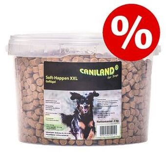 Zooplus 2kg Soft Gevogelte-Trainees XXL-Emmer Canibit Hondensnacks aanbieding