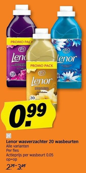 Albert Heijn Lenor Wasverzachter aanbieding