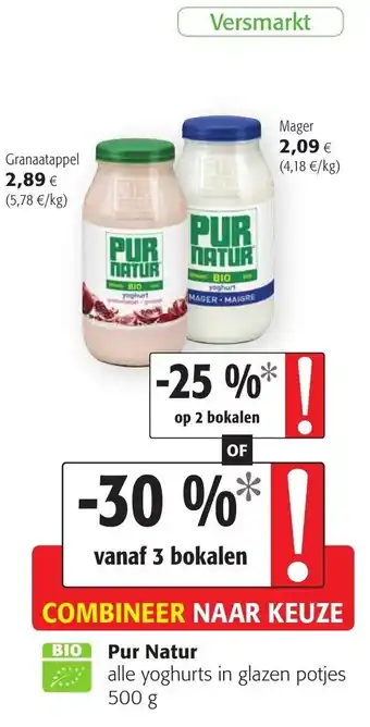 Colruyt Pur Natur Granaatappel aanbieding