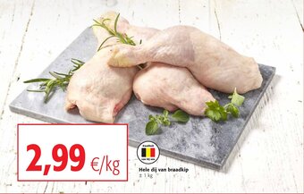 Colruyt Hele dij van braadkip aanbieding