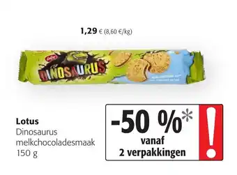 Colruyt Lotus Dinosaurs aanbieding