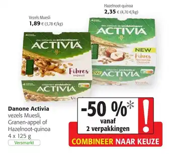 Colruyt Danone Activia Vezels Muesli aanbieding