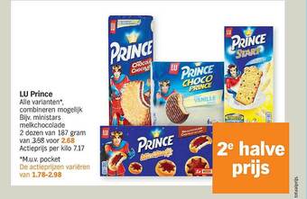Albert Heijn Lu Prince Ministars Melkchocolade aanbieding