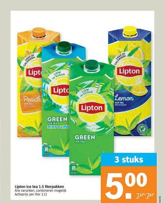 Albert Heijn Lipton Ice Tea aanbieding