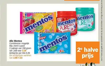 Mentos Mint 5-pack