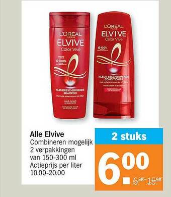 Albert Heijn Elvive aanbieding