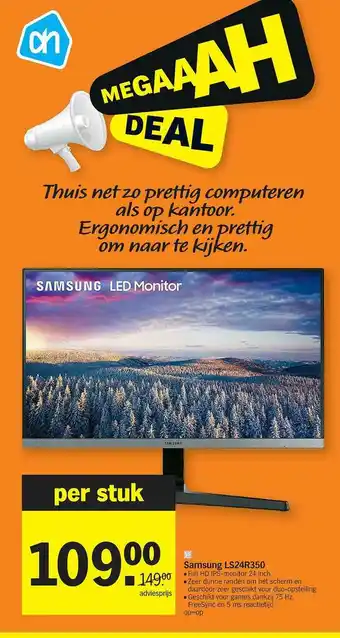 Albert Heijn Samsung Led Monitor aanbieding