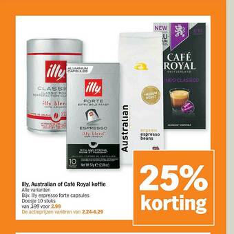 Illy, Australian Of Café Royal Koffie