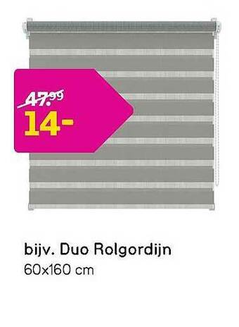 Leen Bakker Duo Rolgordijn aanbieding