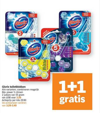 Albert Heijn Glorix Toiletblokken aanbieding