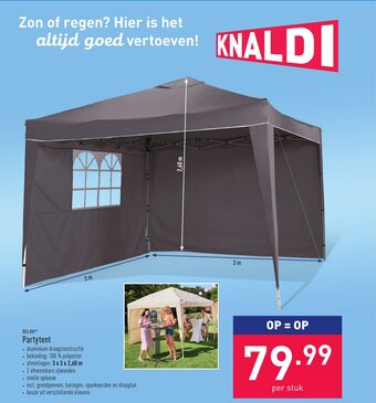 ALDI Belavi Partytent aanbieding