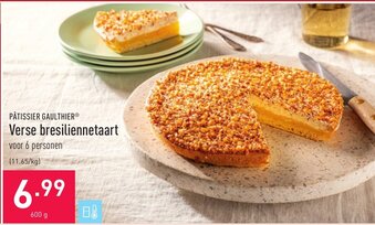 ALDI Pâtissier Gaulthier Verse bresiliennetaart aanbieding