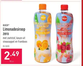 River Limonadesiroop zero