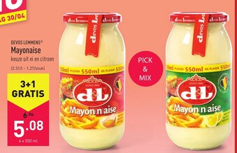 ALDI Devos Lemmens Mayonaise aanbieding