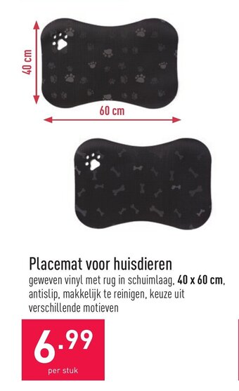 ALDI Placemat voor huisdieren aanbieding